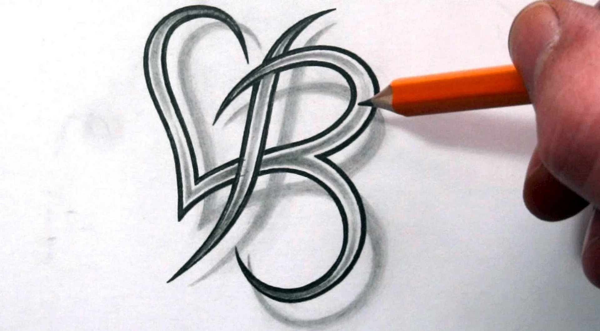 Letter B Tattoo Wallpaper