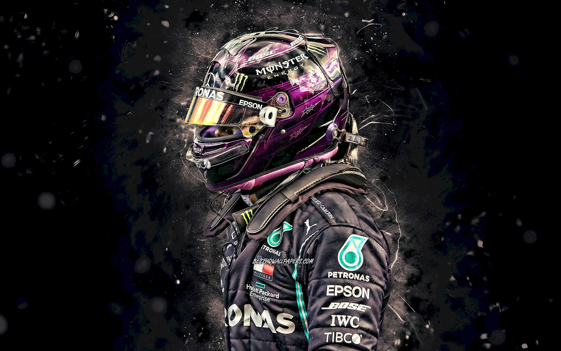 Lewis Hamilton Helmet 2021 Wallpaper