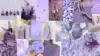 Lilac Collage Wallpaper
