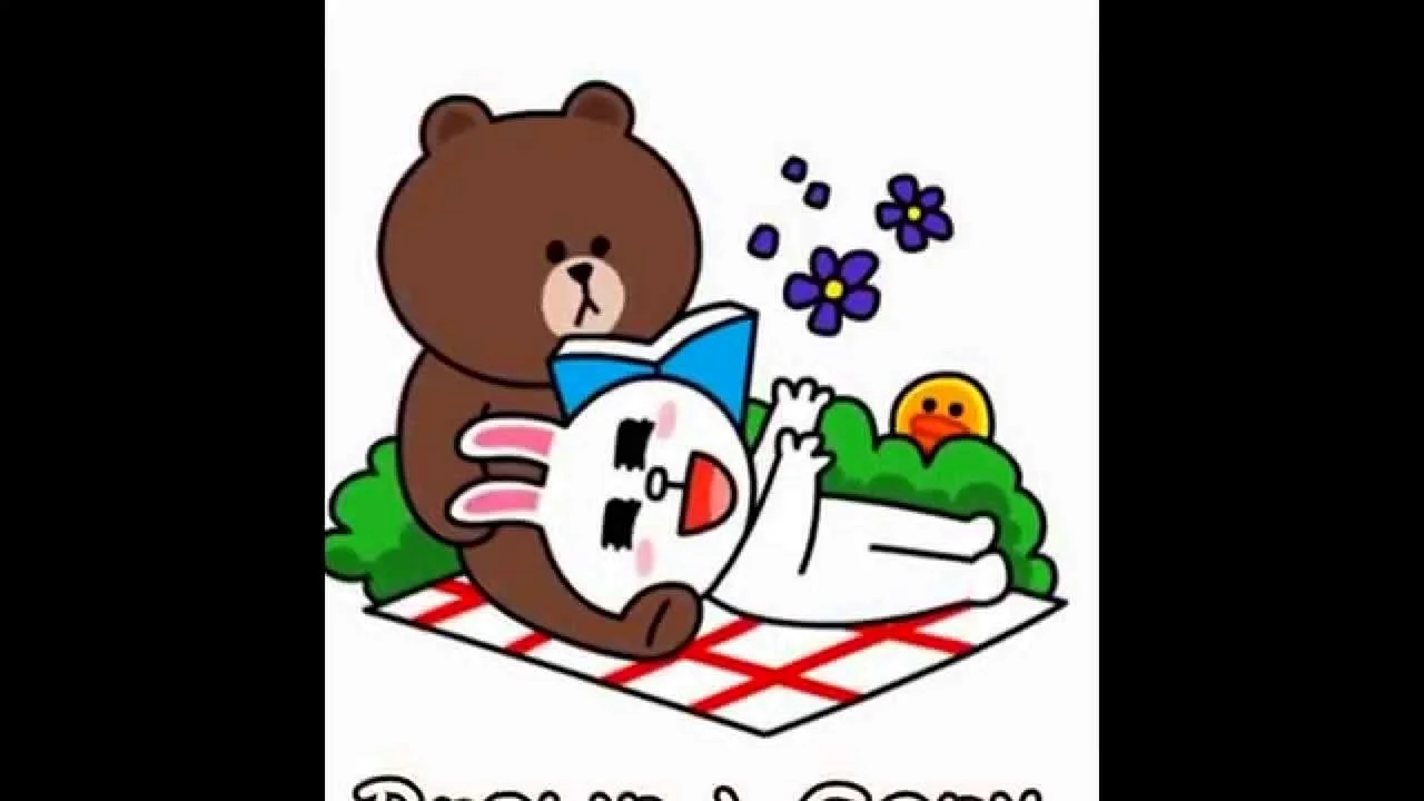 Line Brown And Cony Wallpaper