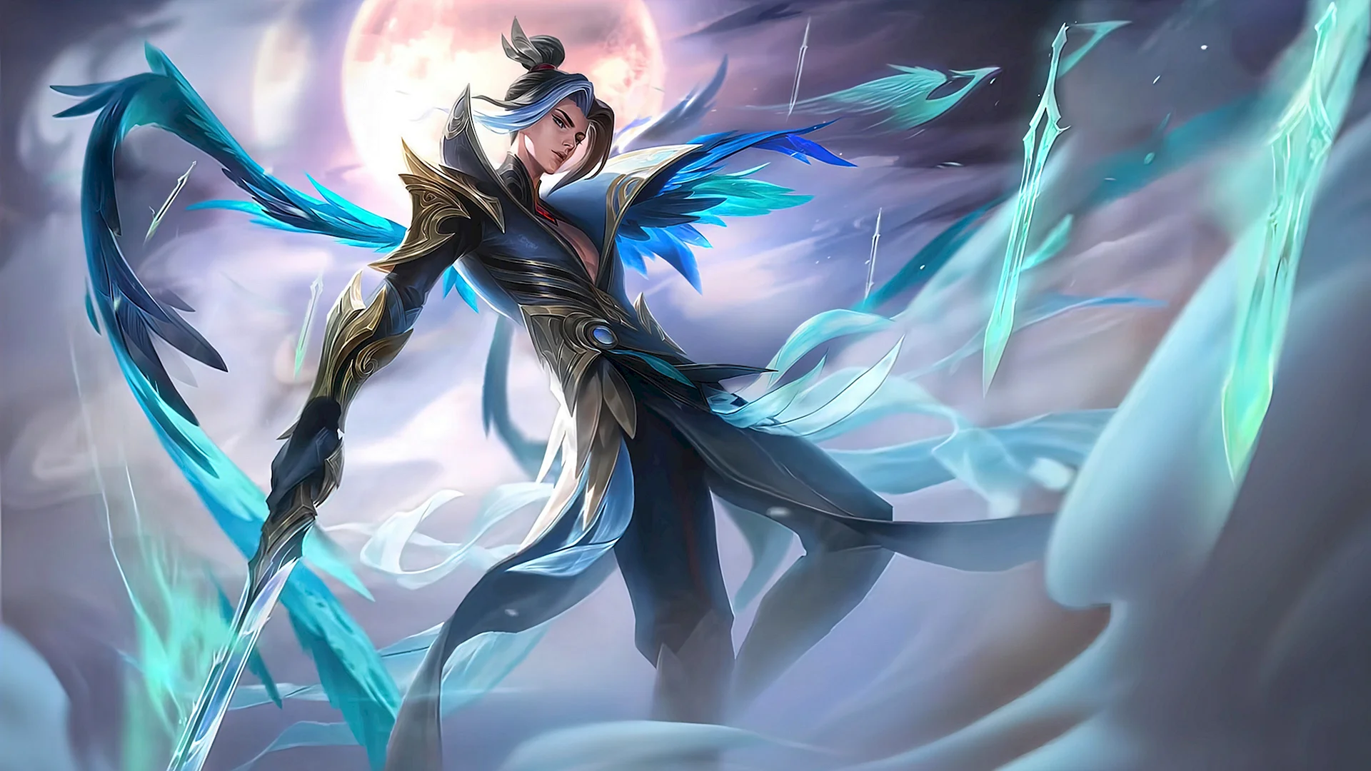 Ling Serene Plume Wallpaper