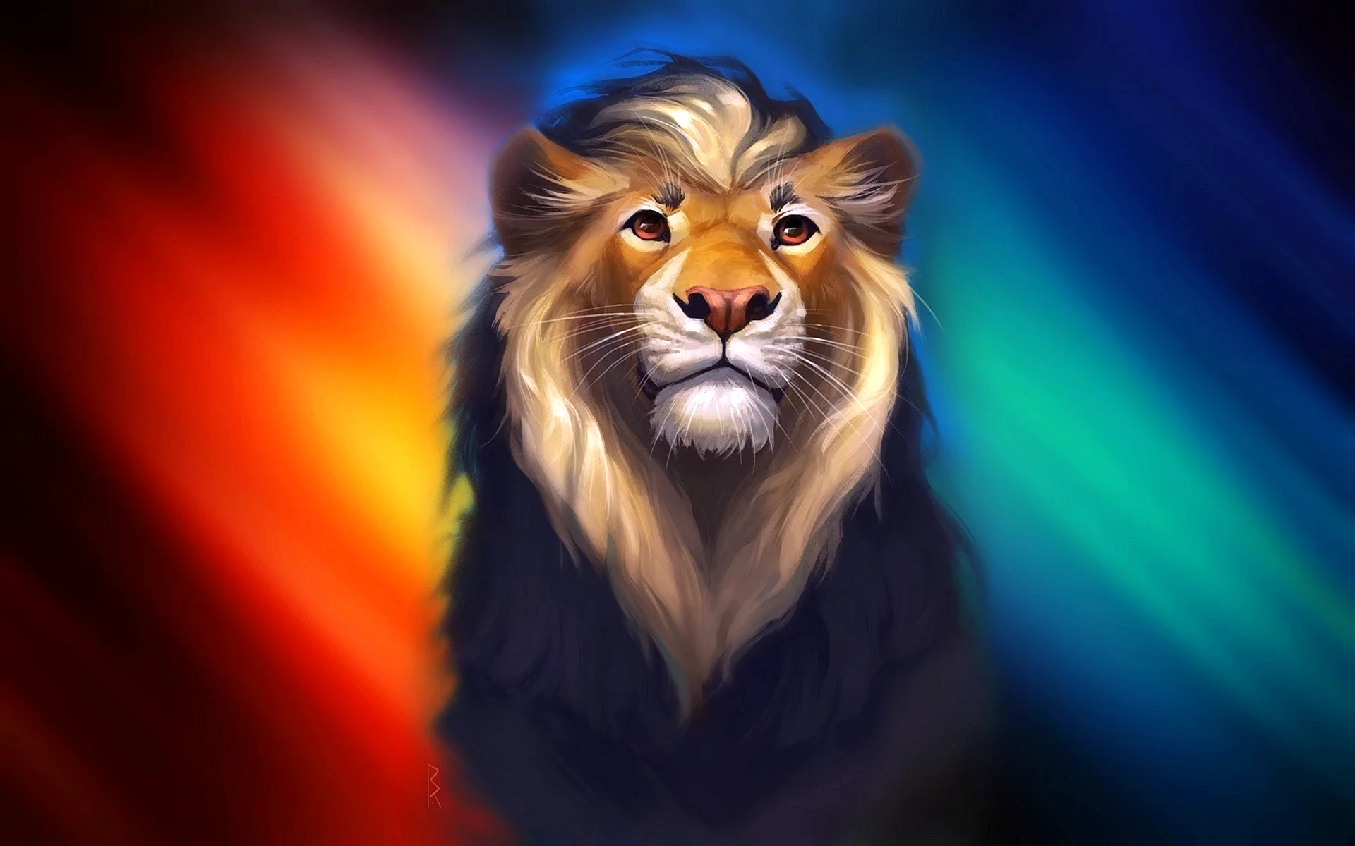 Lion Art Wallpaper