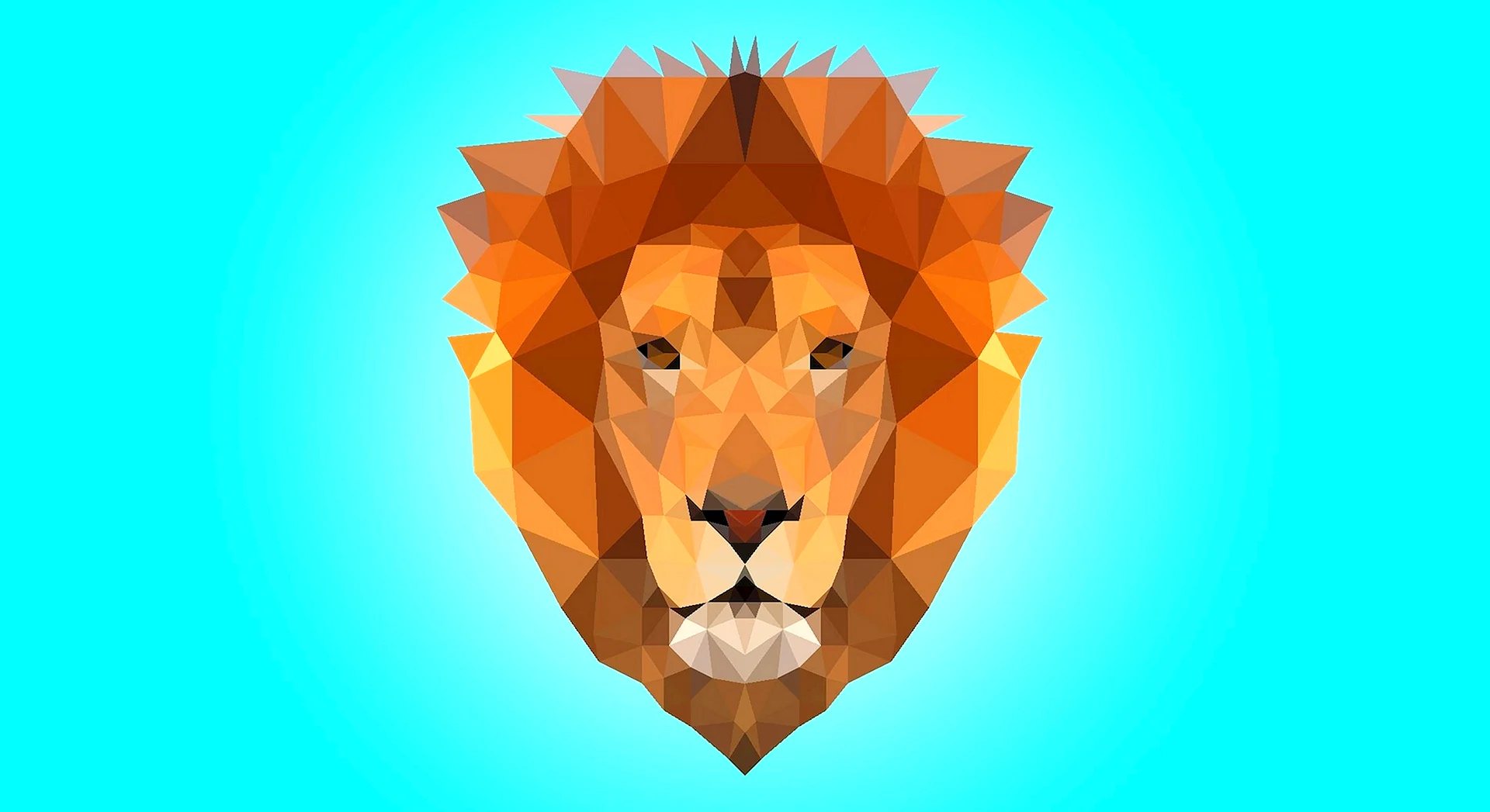 Lion Minimalism Wallpaper