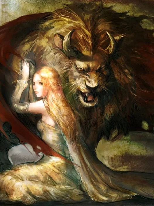 Lion Mythology Wallpaper