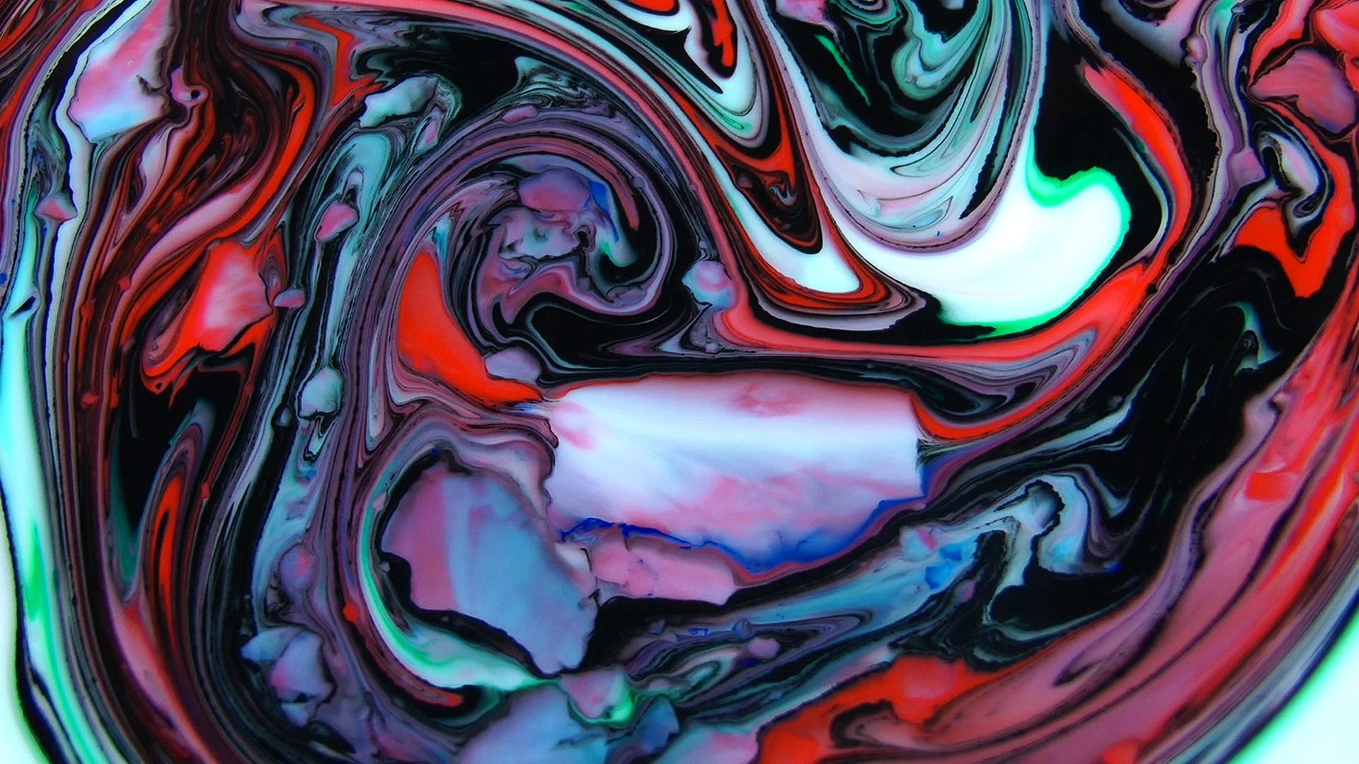 Liquid Marbling Paint Wallpaper
