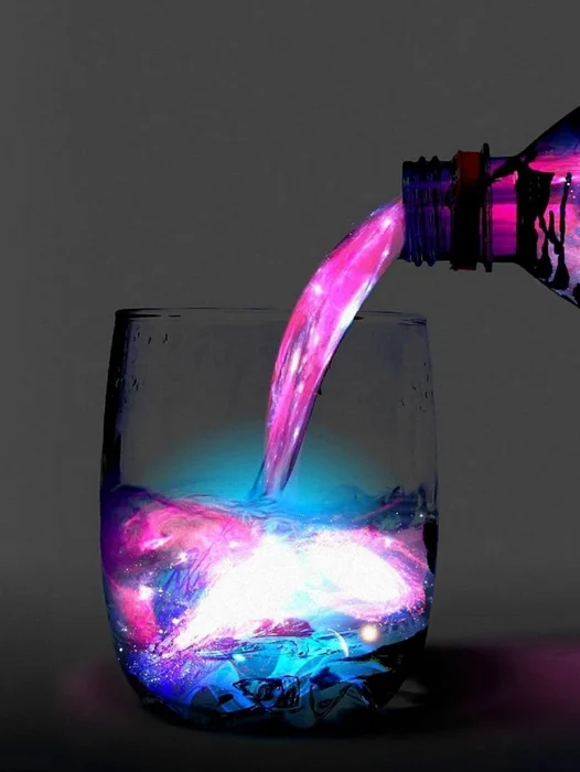Liquid Neon Wallpaper