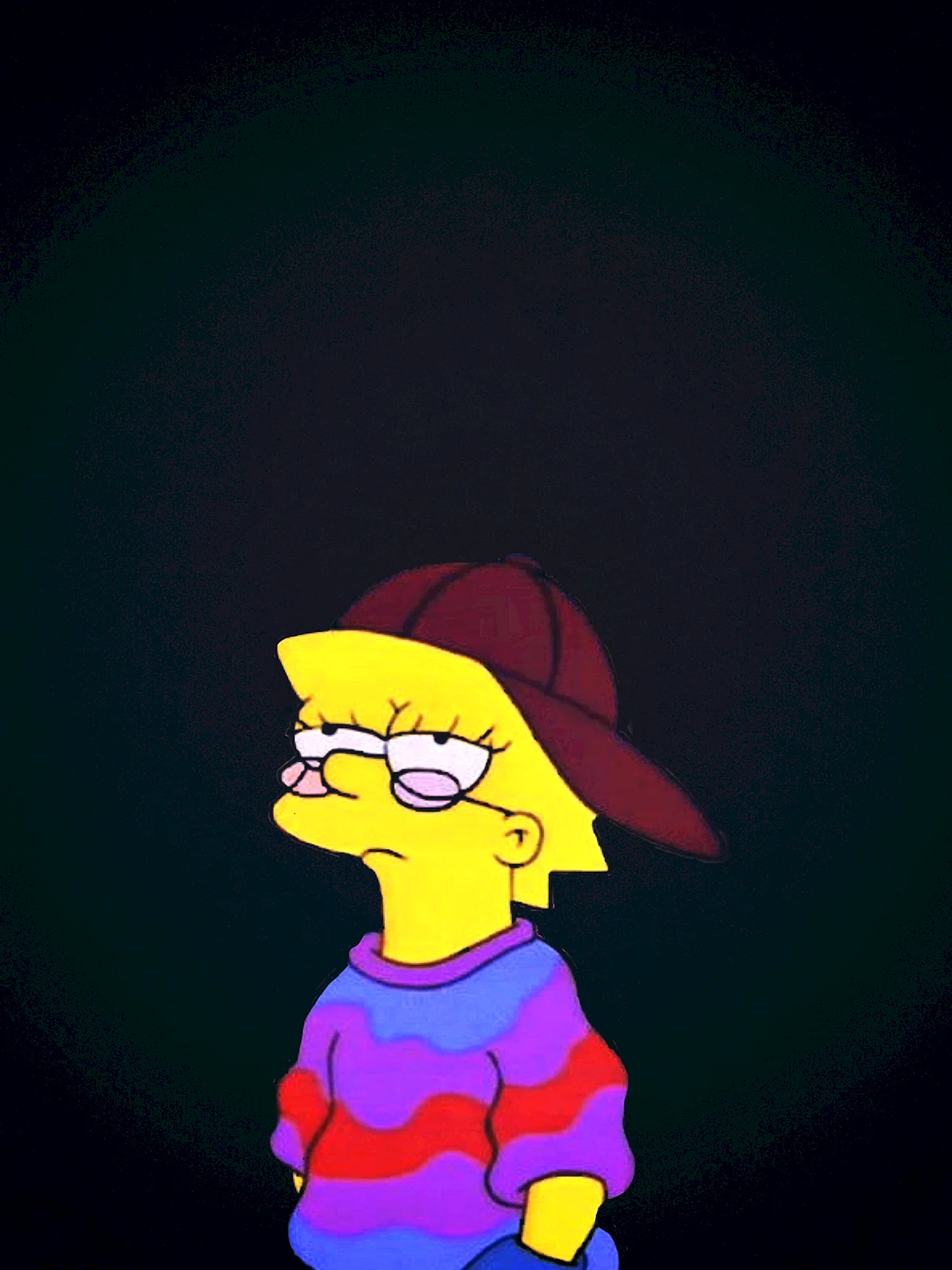 Lisa Simpson Sad Wallpaper For iPhone