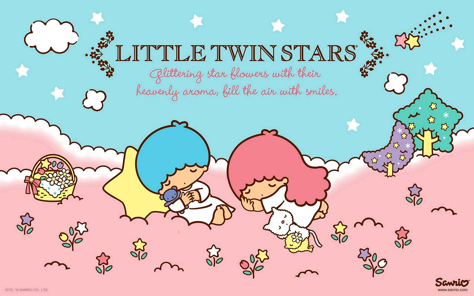 Little Twin Stars Wallpaper