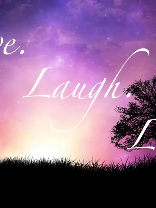 Live And Laugh Wallpaper