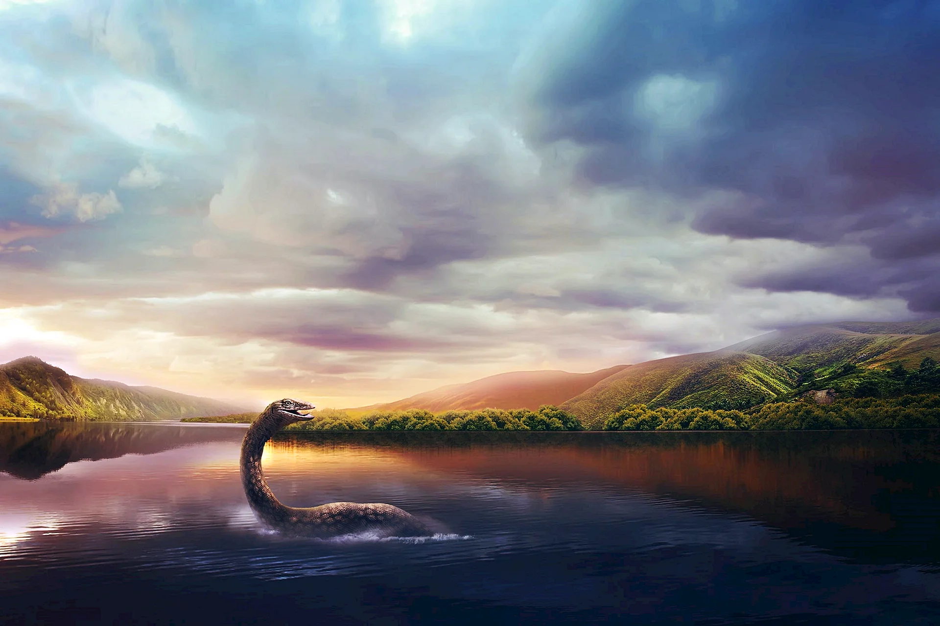 Loch Ness Monster Wallpaper