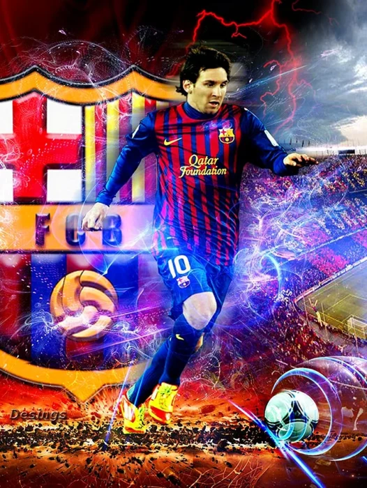 Logo Barcelona Messi Wallpaper