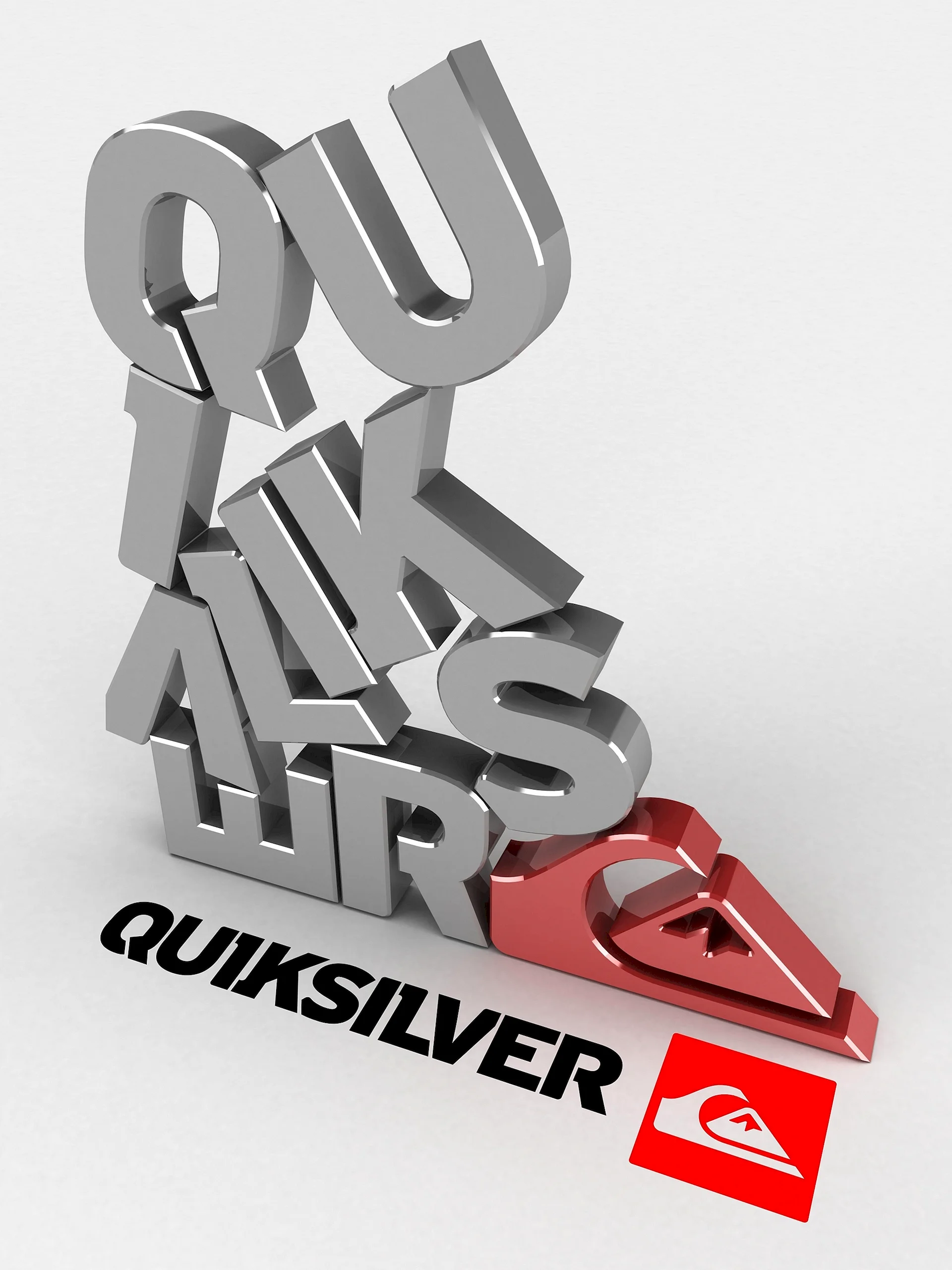 Logos Quicksilver 3D Wallpaper