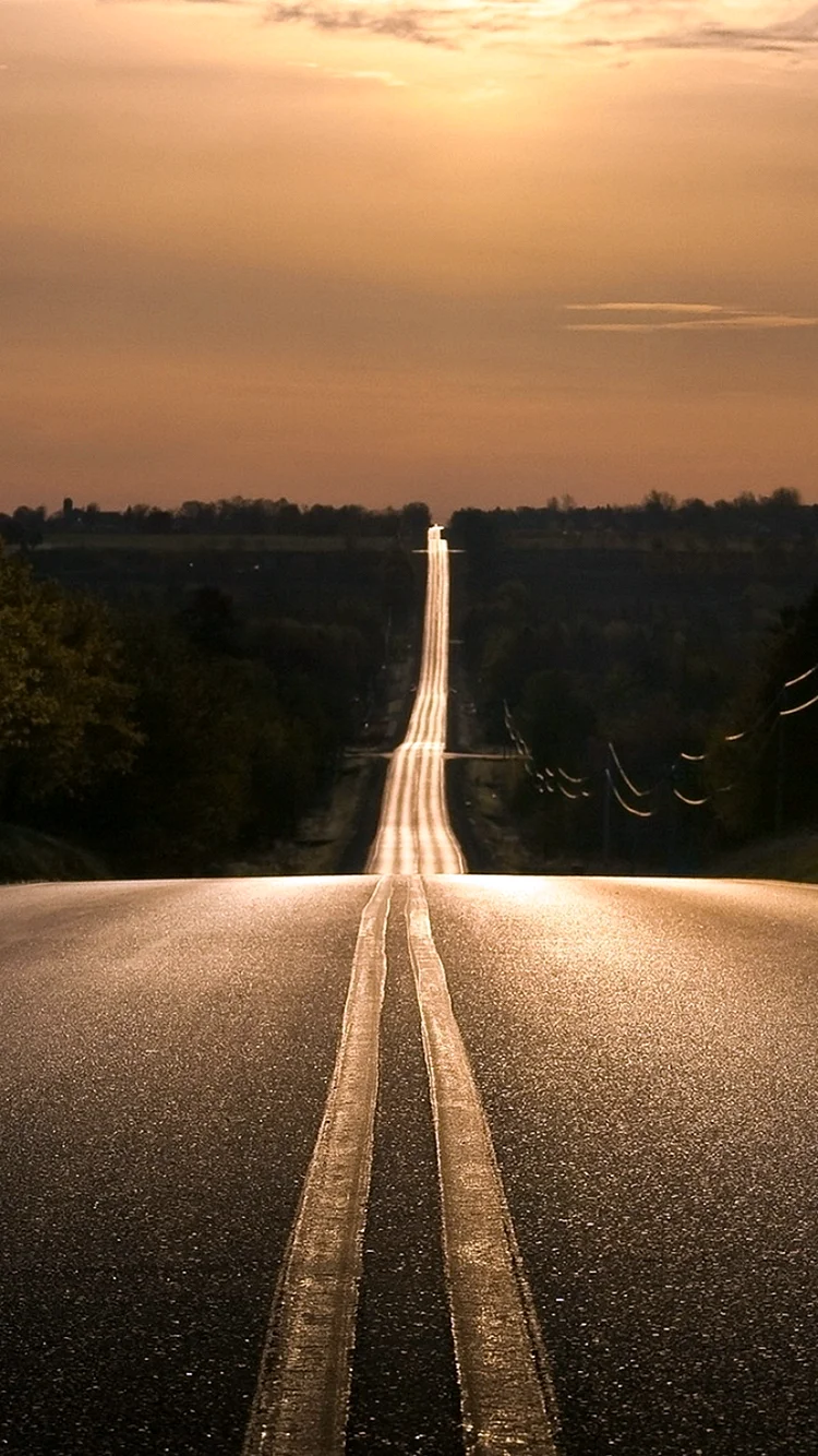 Long Road Wallpaper for iPhone SE 2020