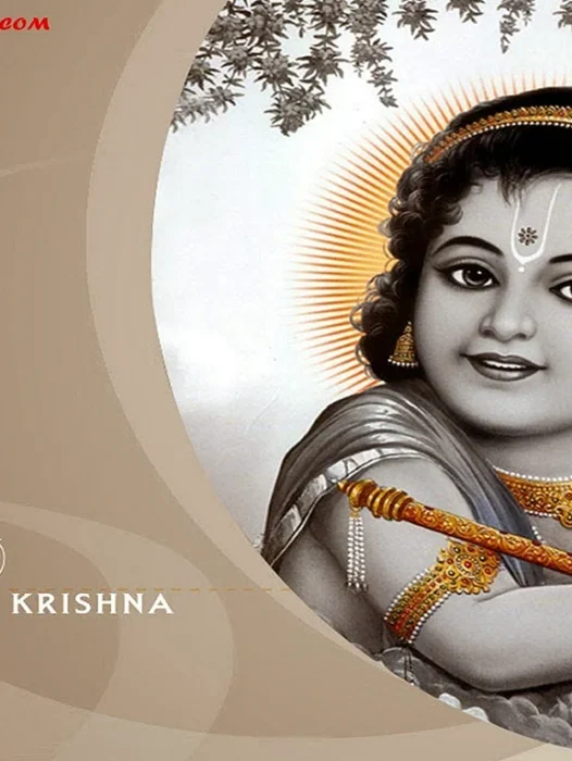 Lord Krishna Portrait Wallpaper