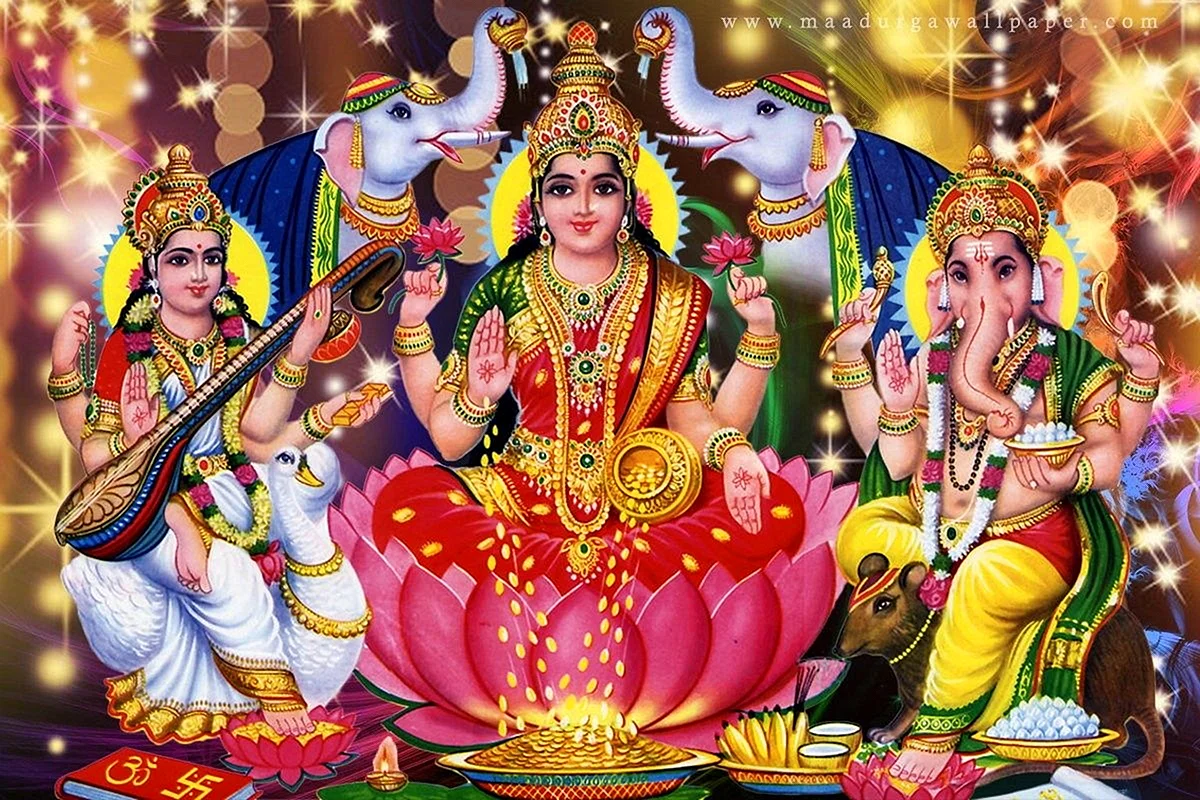 Lord Laxmi Ji Wallpaper