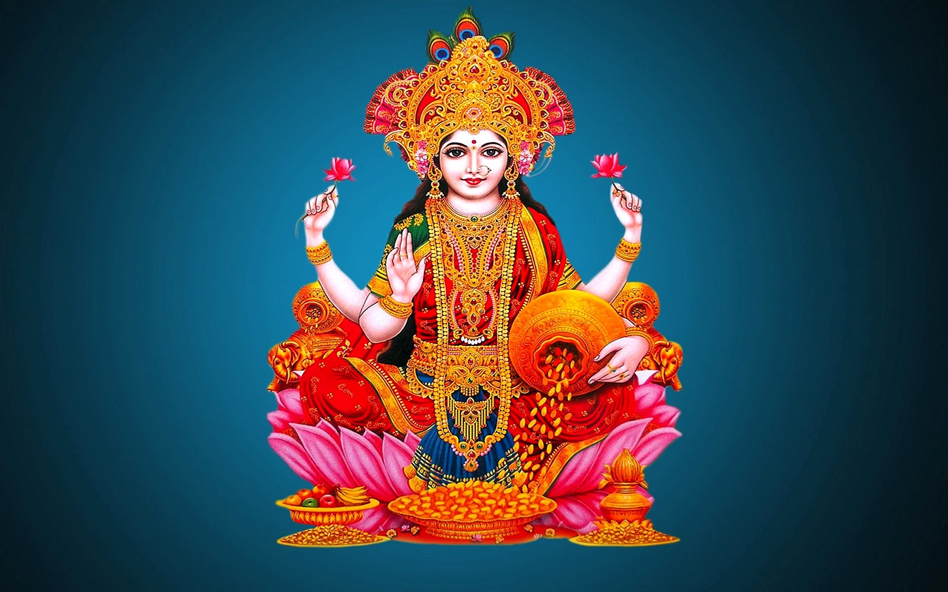 Lord Mahalakshmi Wallpaper