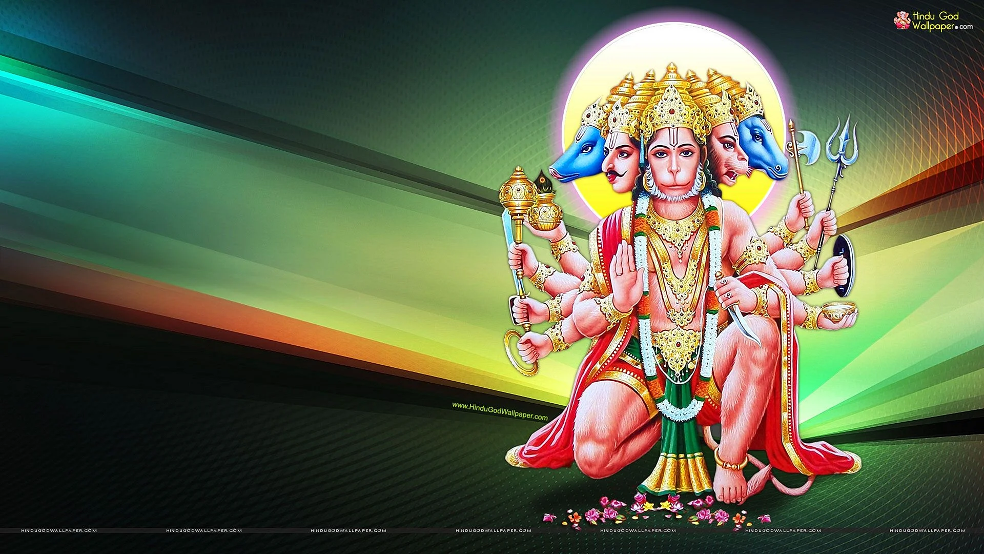 Lord Panchmukhi Hanuman Wallpaper