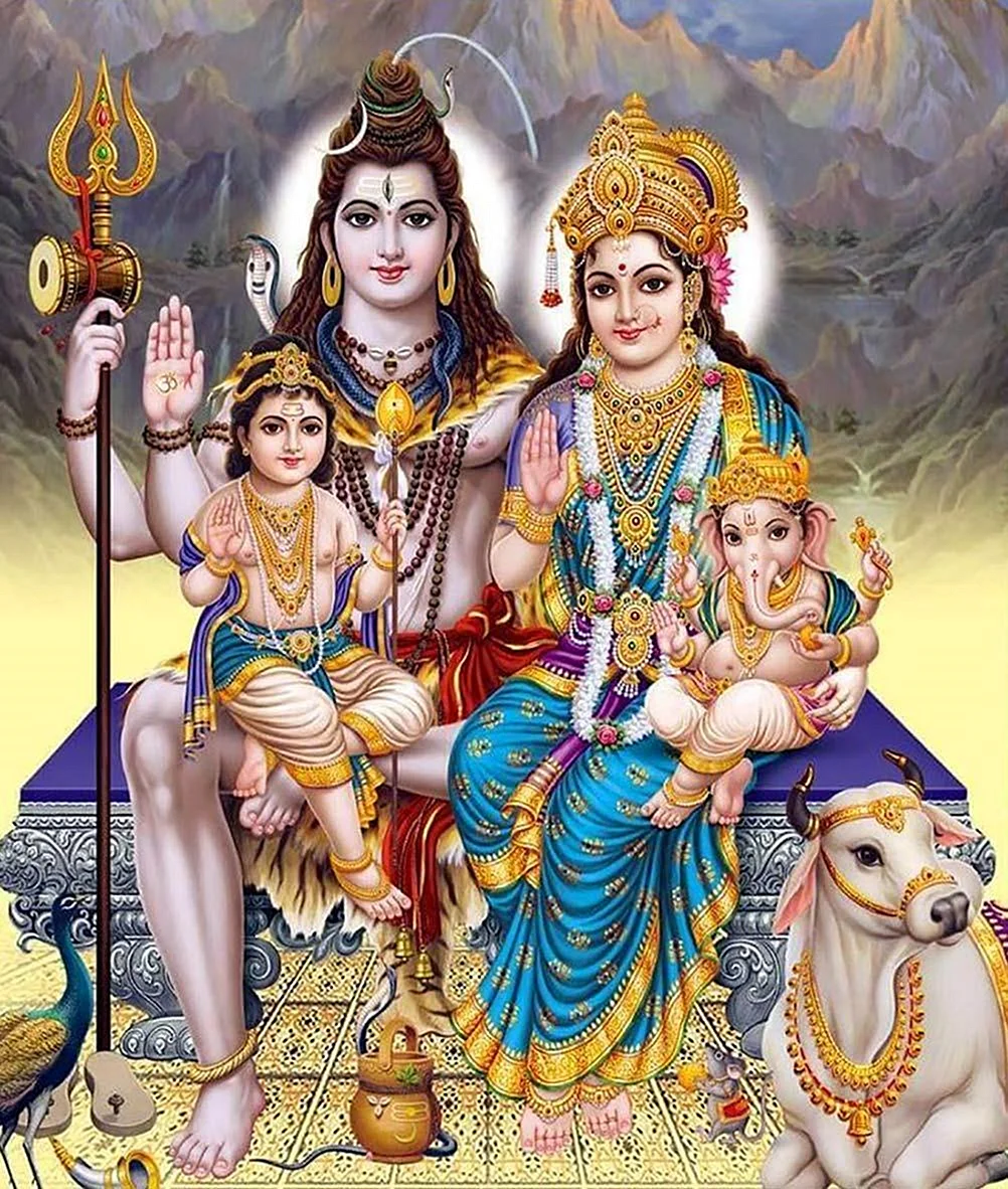 Lord Shiva And Parvati Wallpaper