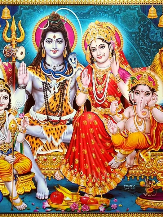 Lord Shiva Family Wallpaper