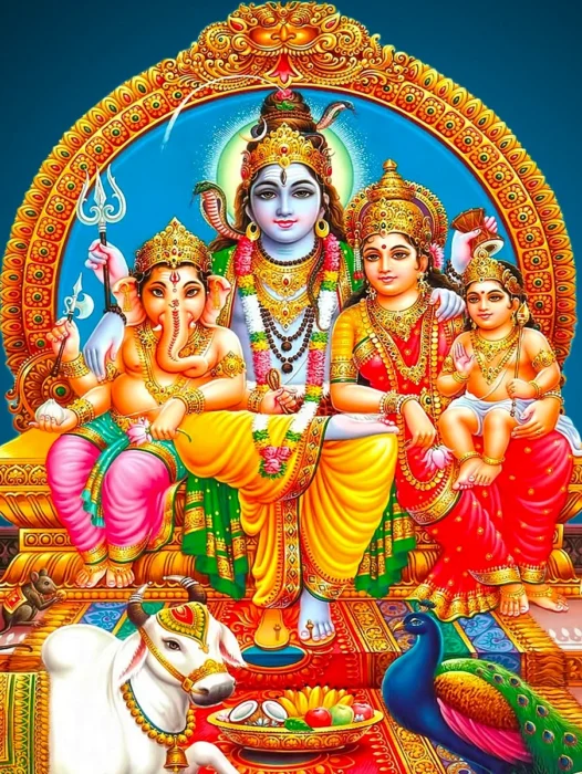 Lord Shiva Family Wallpaper