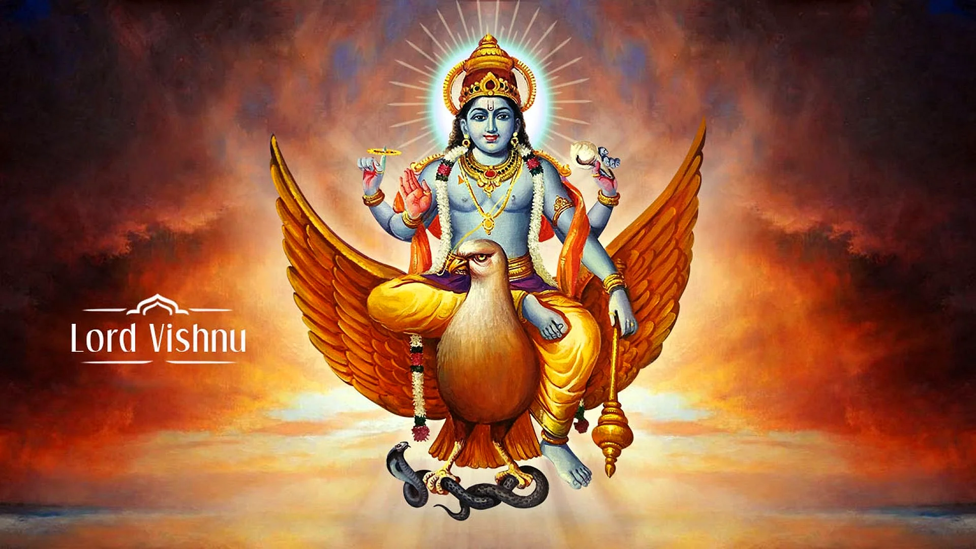 Lord Vishnu Garuda Wallpaper