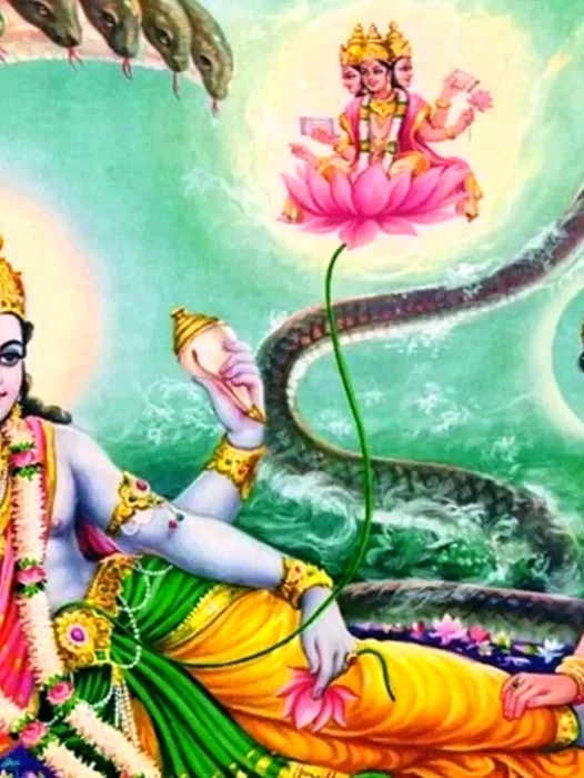 Lord Laxmi & Vishnu Wallpaper