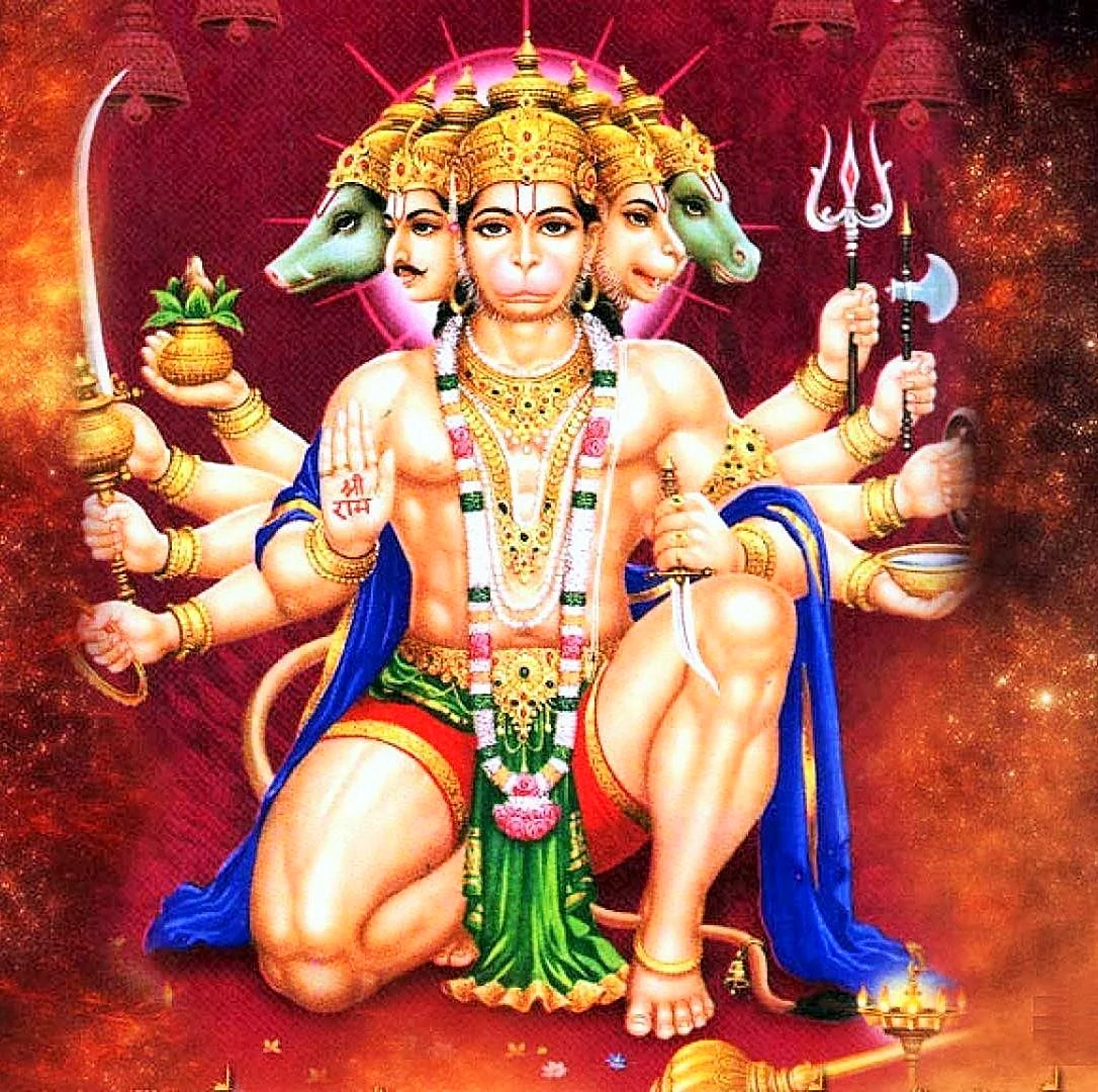 Lord Panchmukhi Hanuman Wallpaper