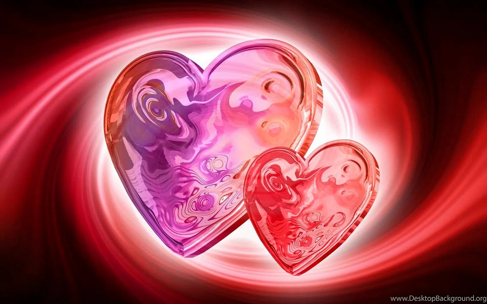 Love Heart 3d Wallpaper