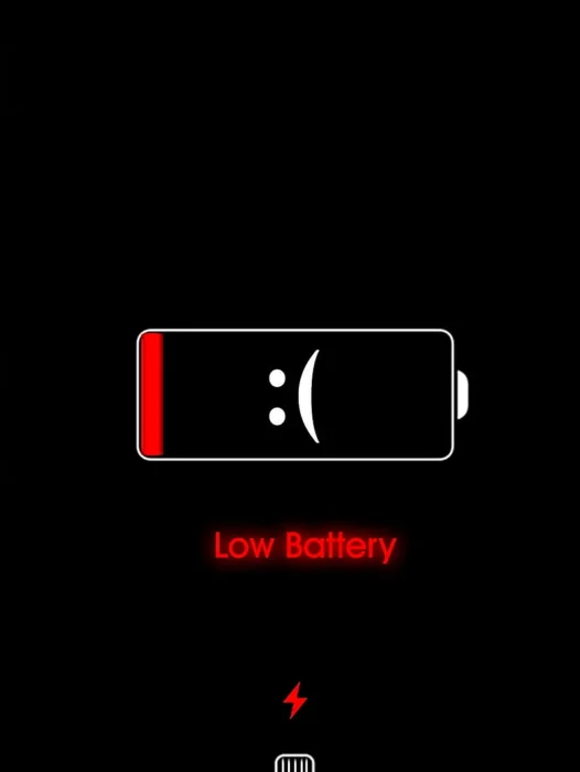 Low Battery Wallpaper For iPhone
