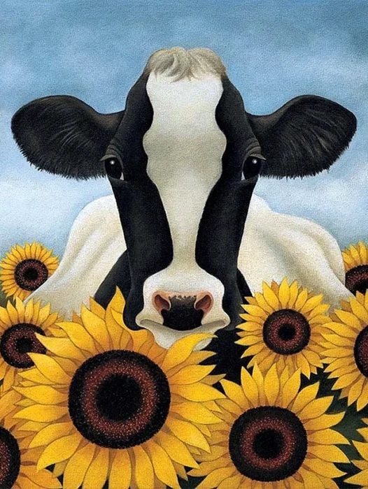 Lowell Herrero Cow Wallpaper