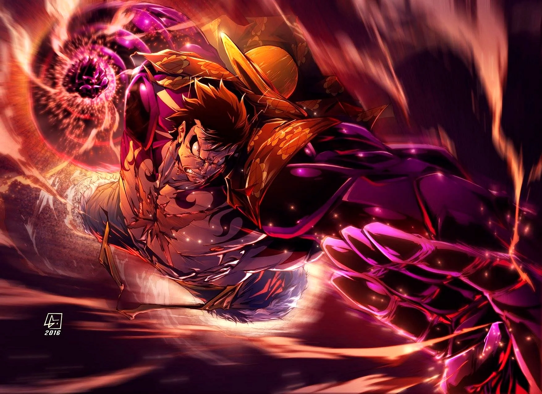 Luffy Gear 4 Wallpaper