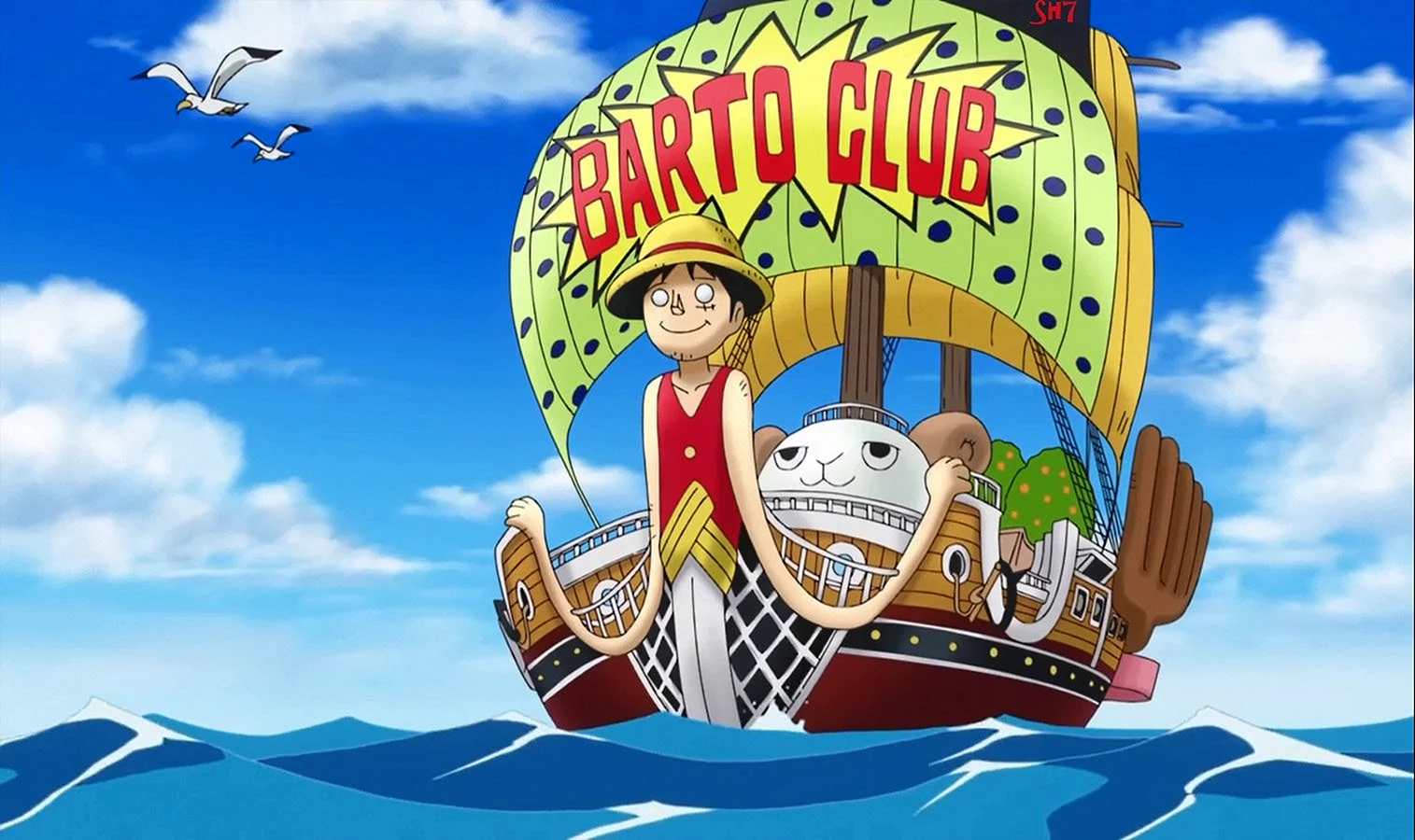 Luffy Ship Wallpaper