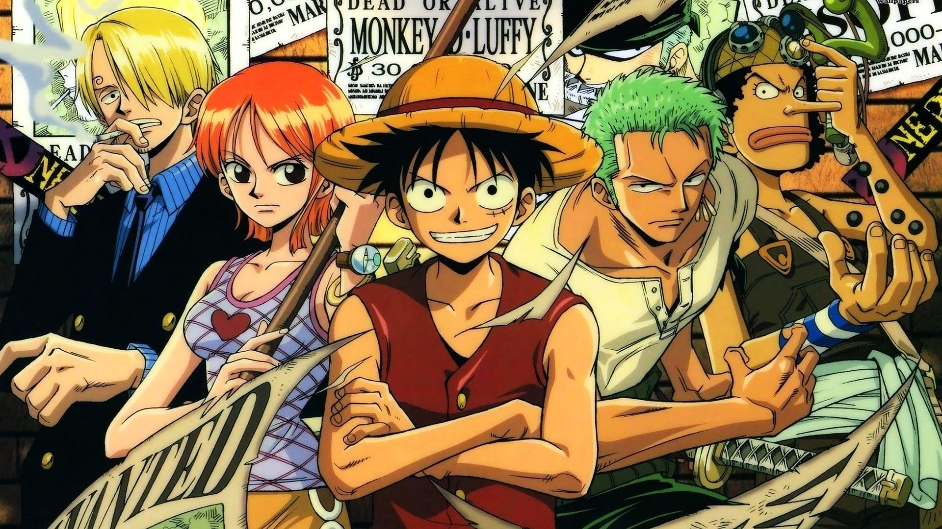 Luffy Zoro Nami Wallpaper