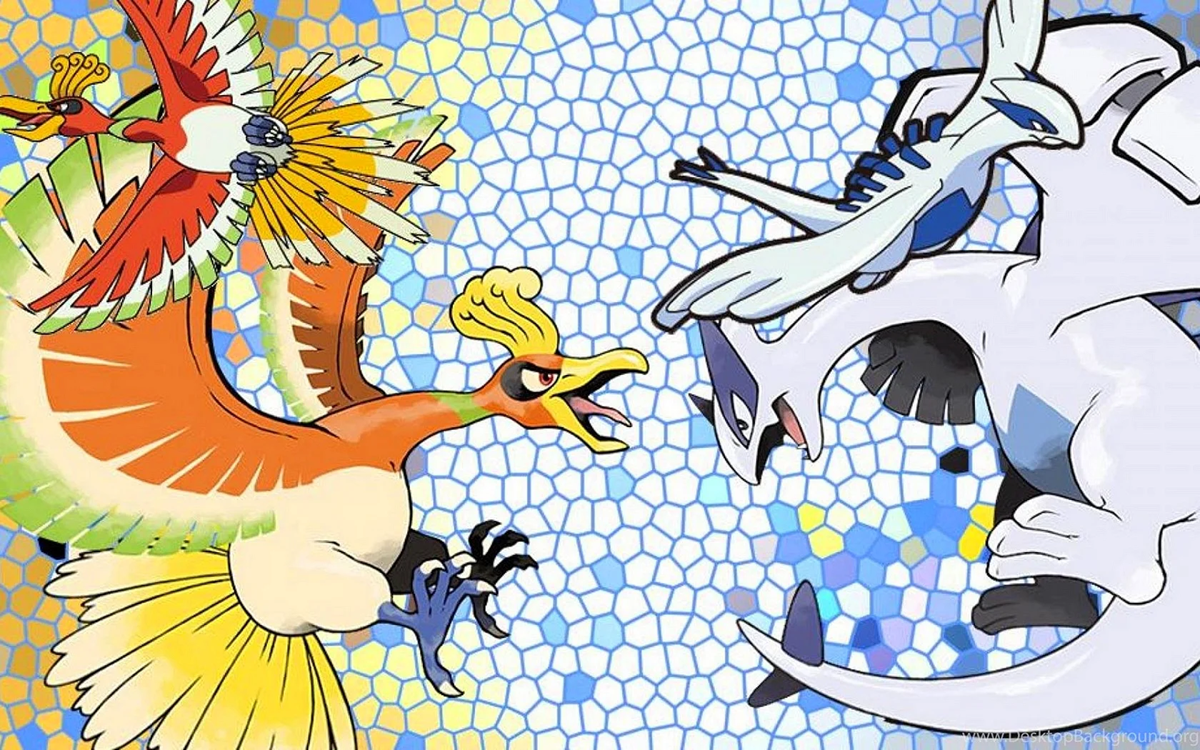 Lugia And Ho-Oh Wallpaper