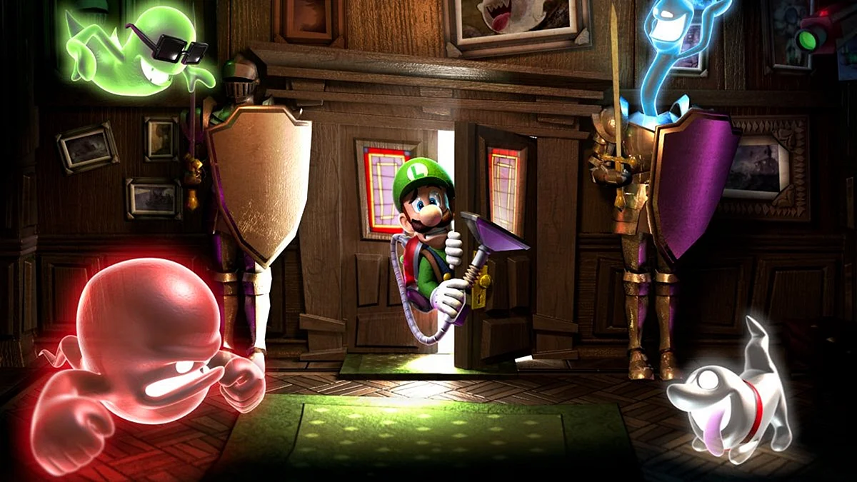 Luigi Mansion Dark Moon Wallpaper