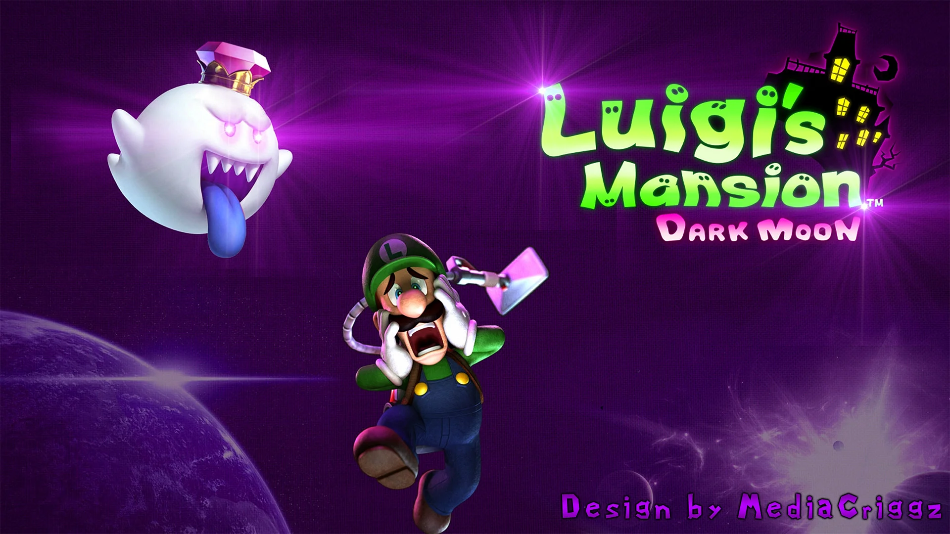 Luigis Mansion Dark Moon Wallpaper