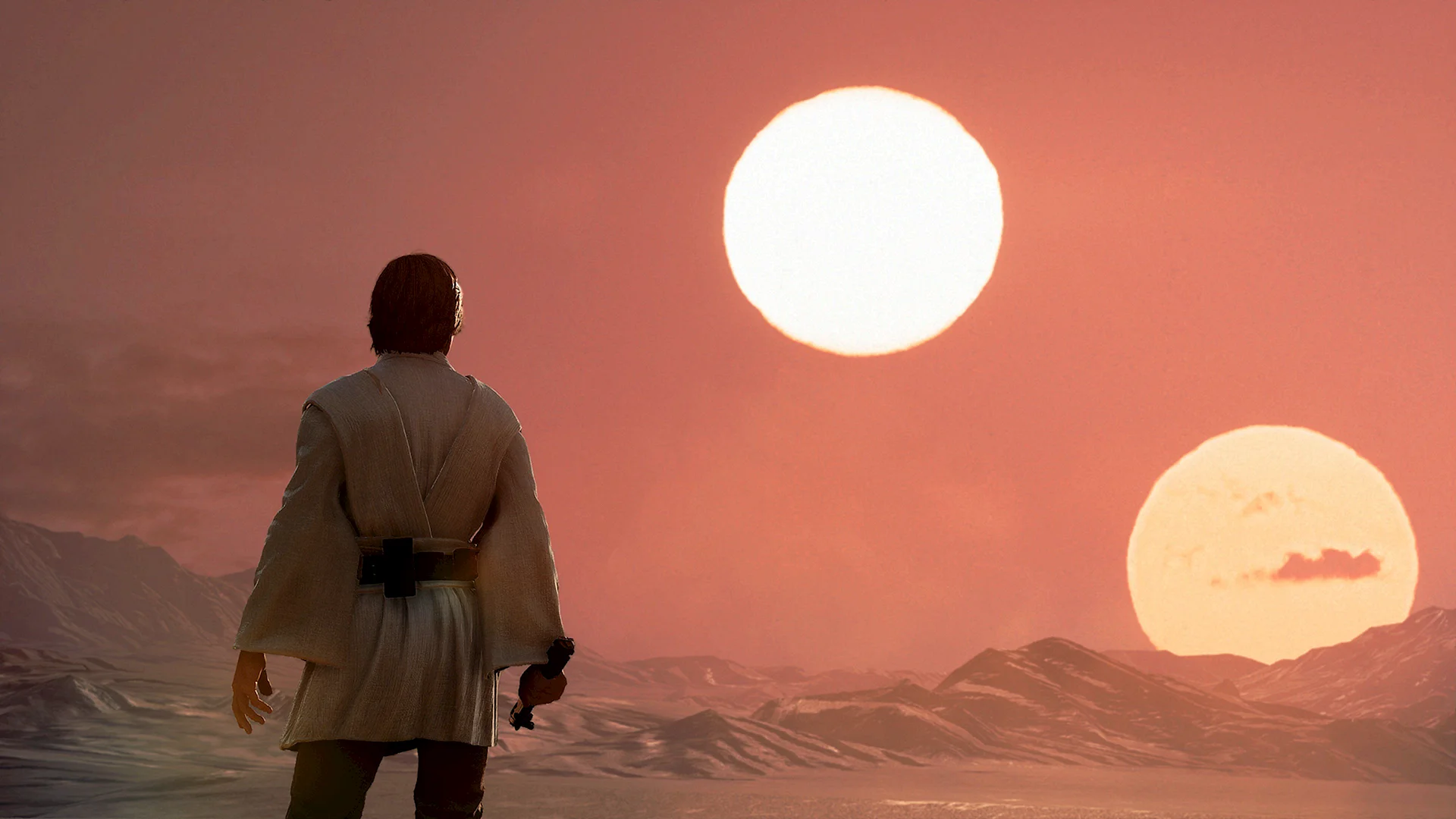 Luke Skywalker Sunset Wallpaper