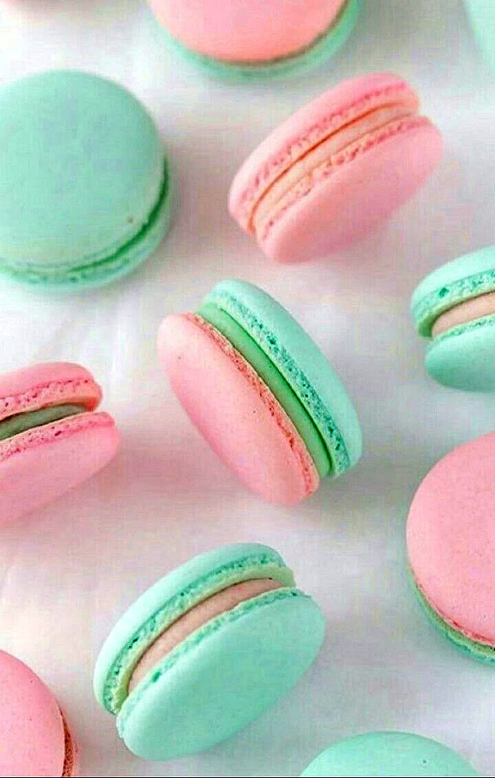 Macaroon Aesthetic Wallpaper For iPhone