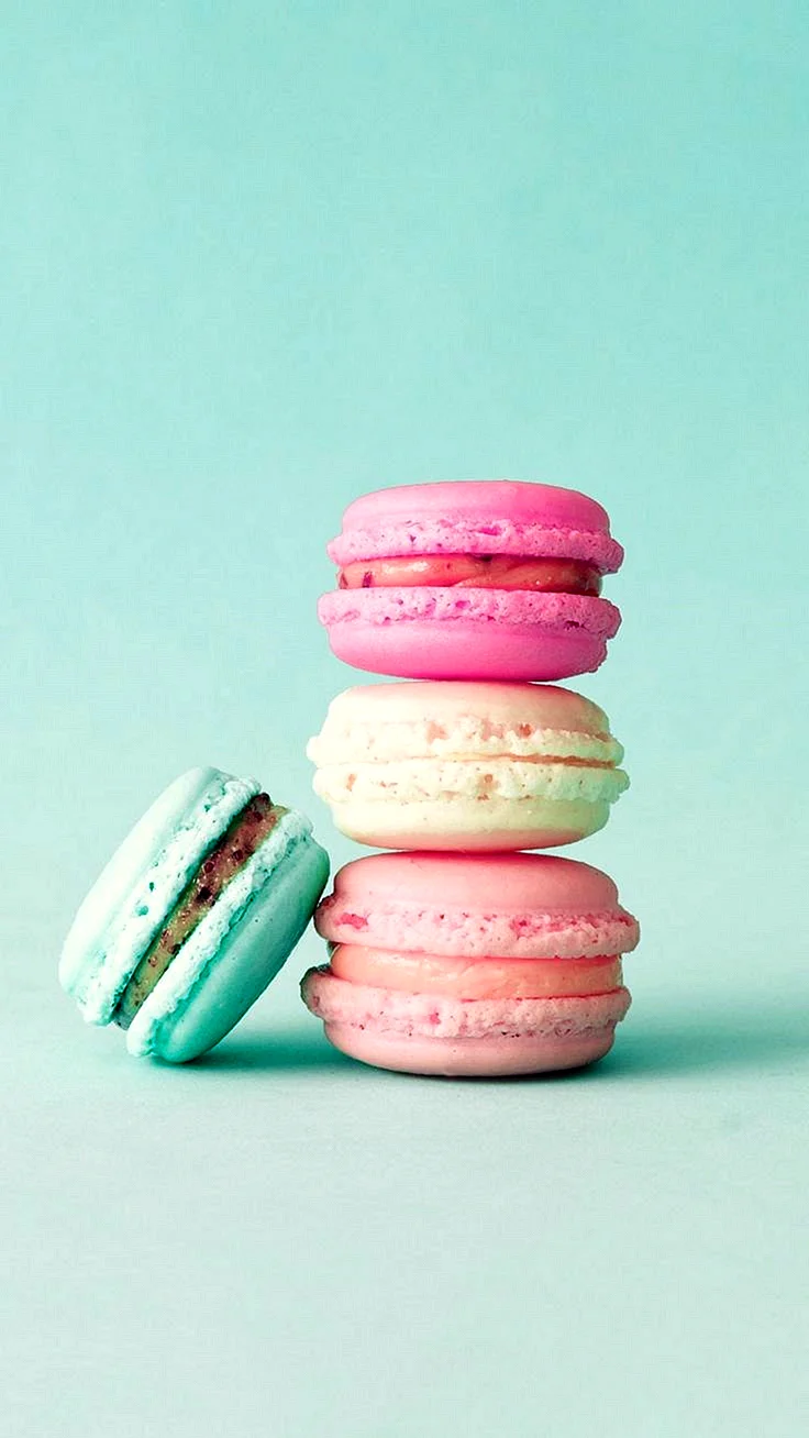 Macaroon Aesthetic Wallpaper For iPhone