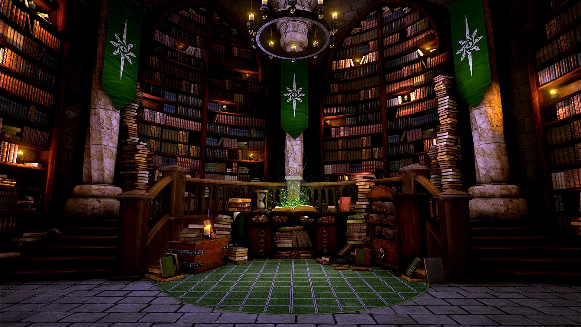 Magic Library Wallpaper