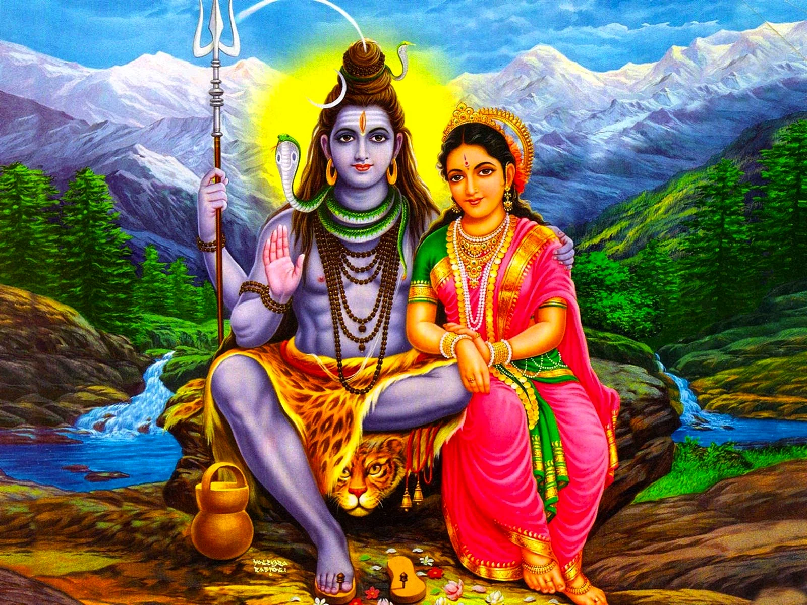 Mahadev Shiv Parvati Wallpaper