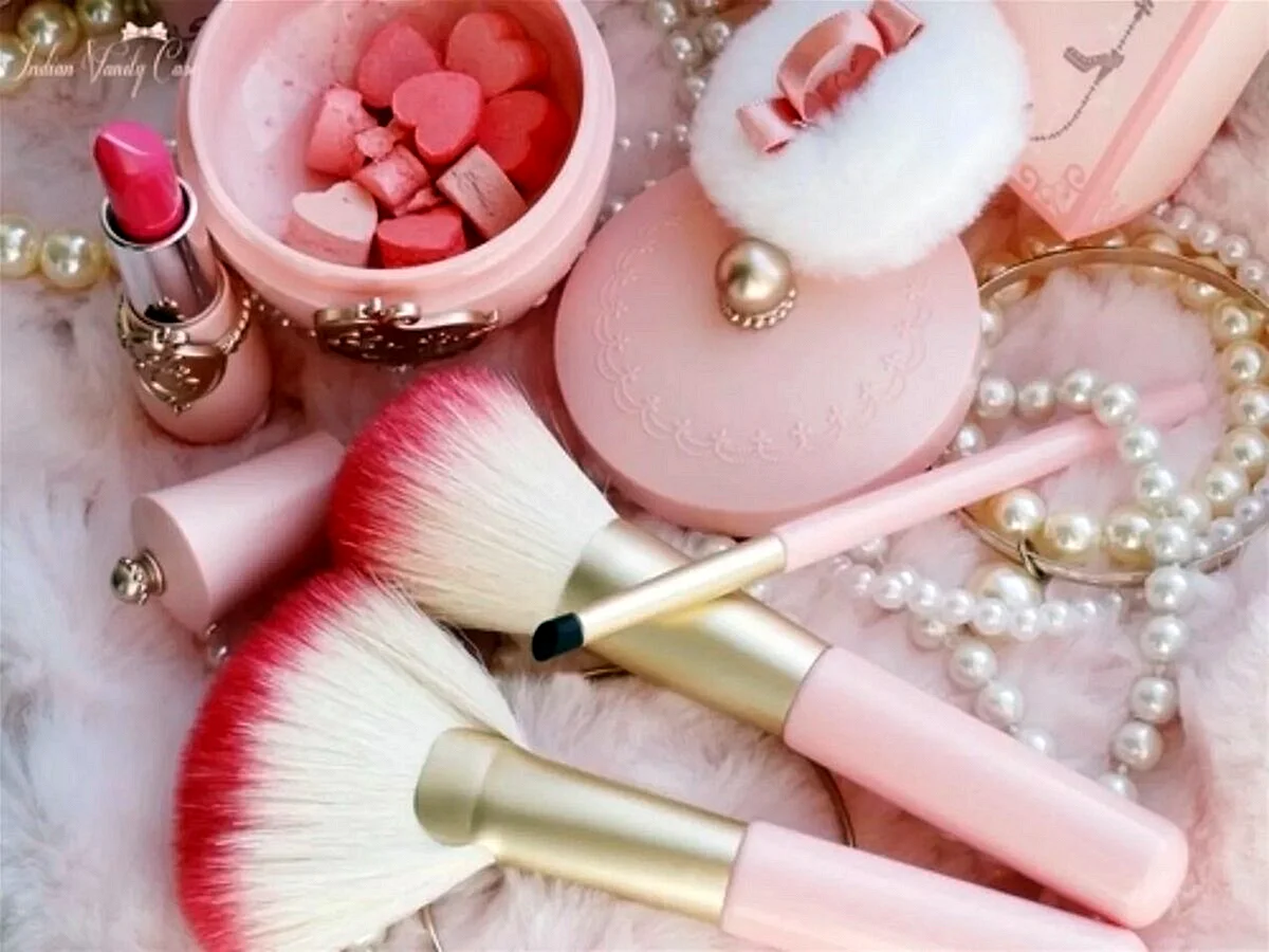 Makeup Product Pink Wallpaper