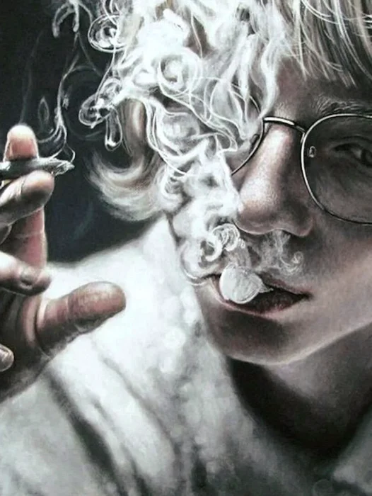 Man With Cigarette Wallpaper