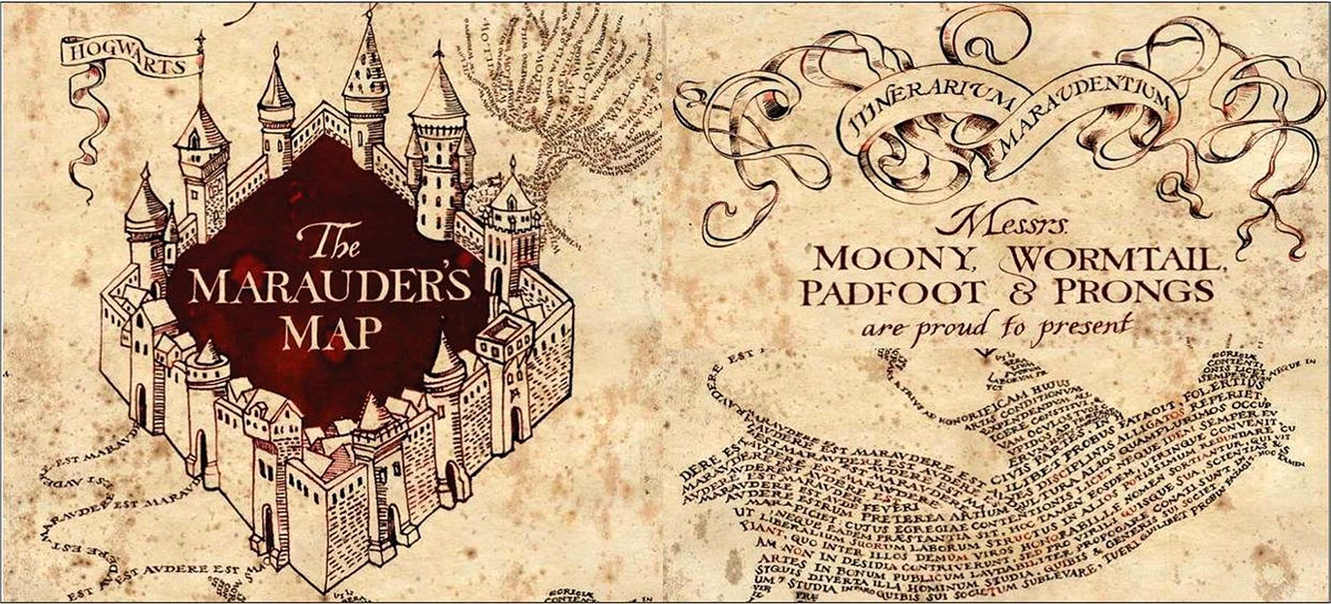 Marauders Map Wallpaper