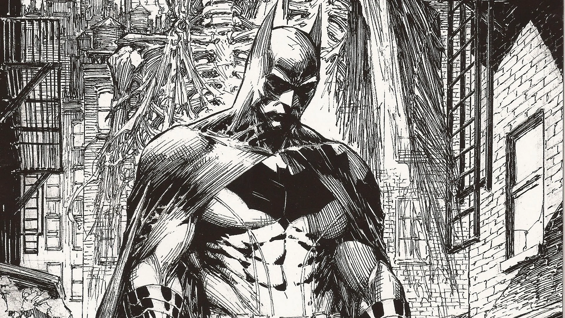 Marc Silvestri Batman Art Wallpaper