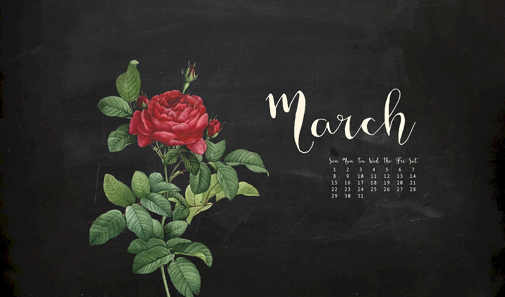 March Wallpaper