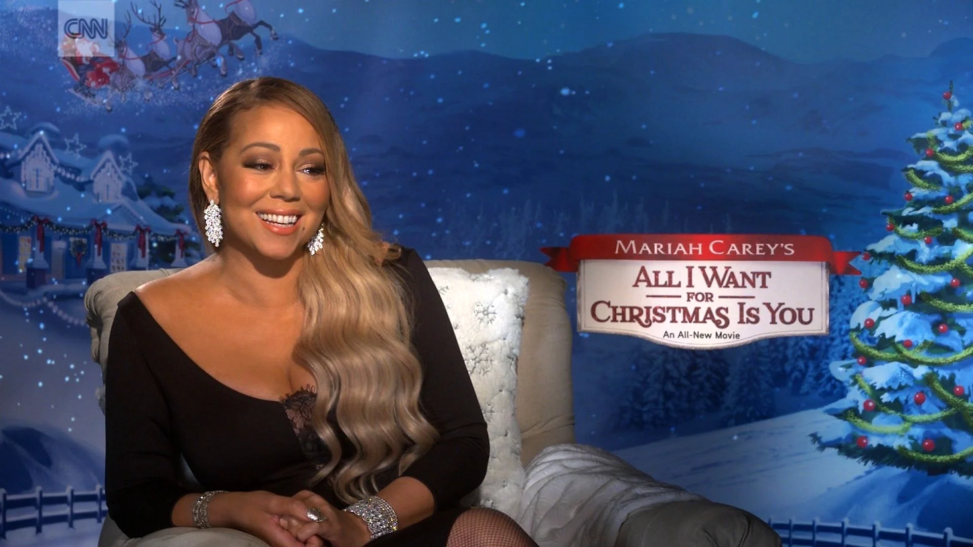 Mariah Carey Christmas Interviews Wallpaper