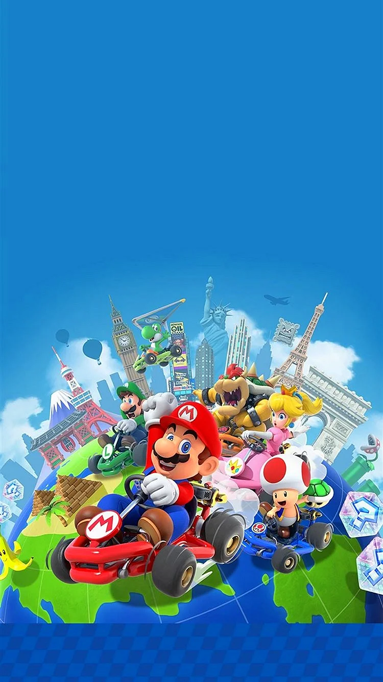 Mario Kart Tour Wallpaper For iPhone