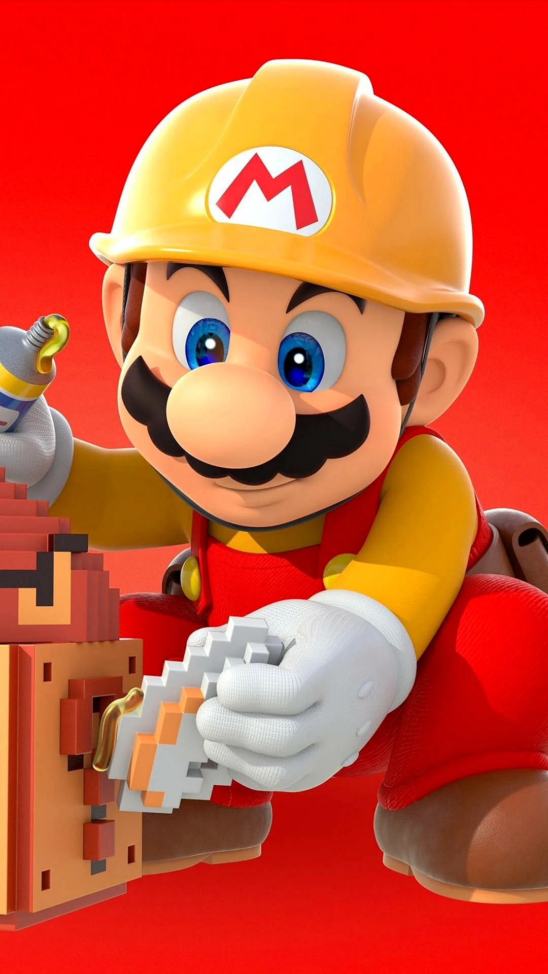 Mario Maker Wallpaper For iPhone