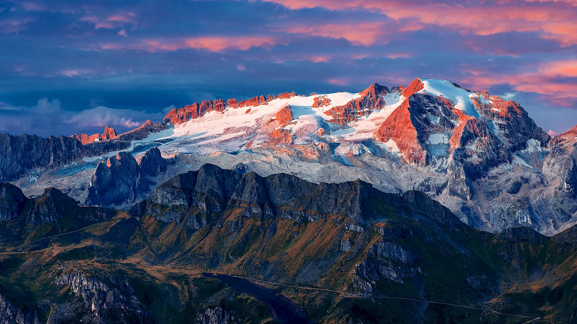 Marmolada Glacier Wallpaper